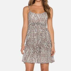 Free People Periscope Mini Babydoll Dress Spaghetti Strap Cutout Back Size Small